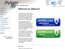 Tablet Screenshot of jxplorer.org